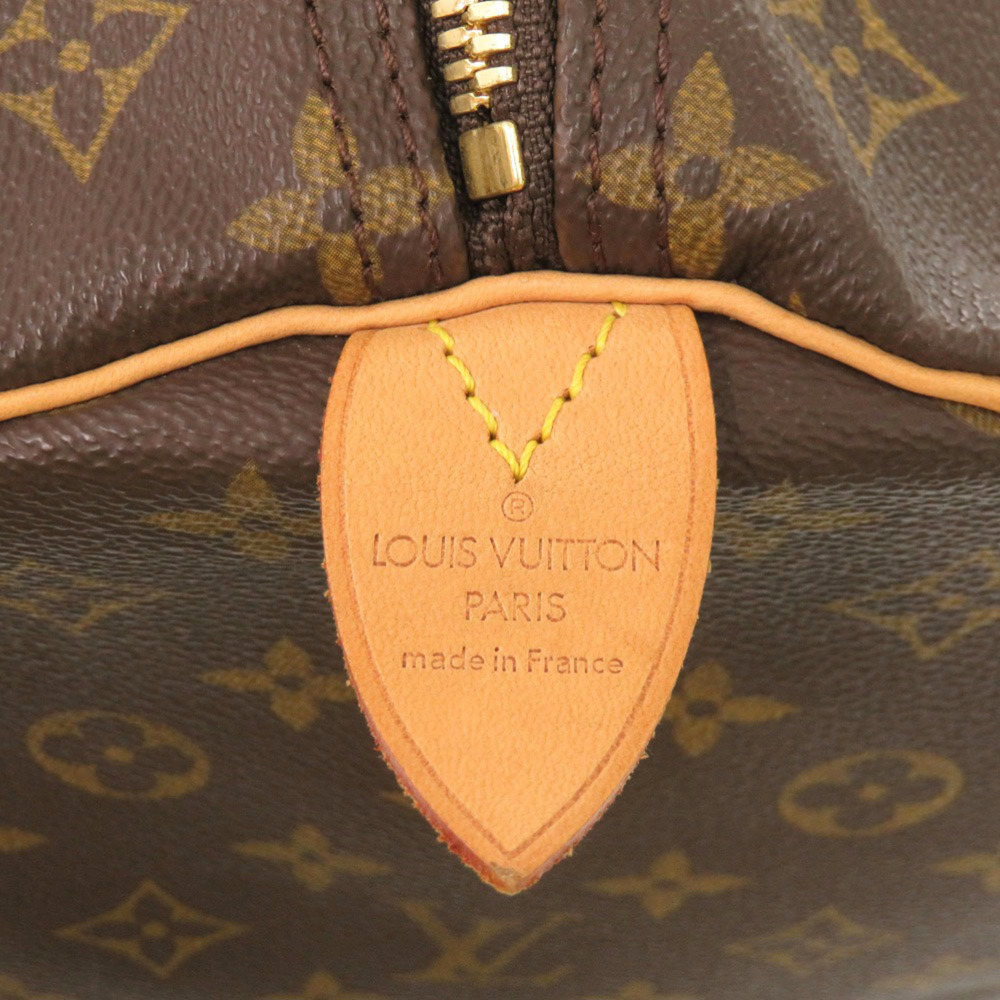 LOUIS VUITTON Authentic Brown Monogram Keepall 60 Boston Bag - Picture 7 of 10